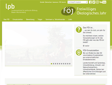 Tablet Screenshot of foej-bw.de